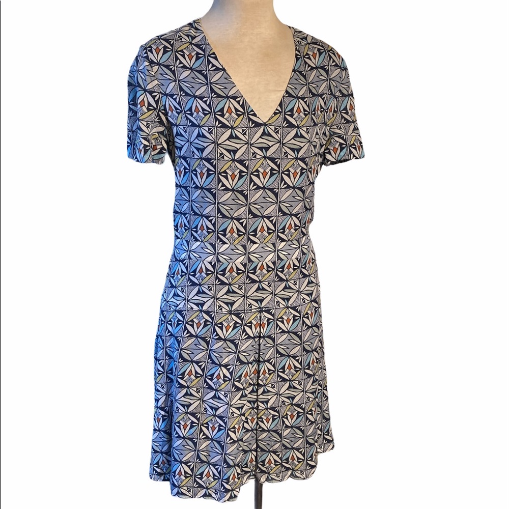 Tory Burch Silk Dress Blue Size S